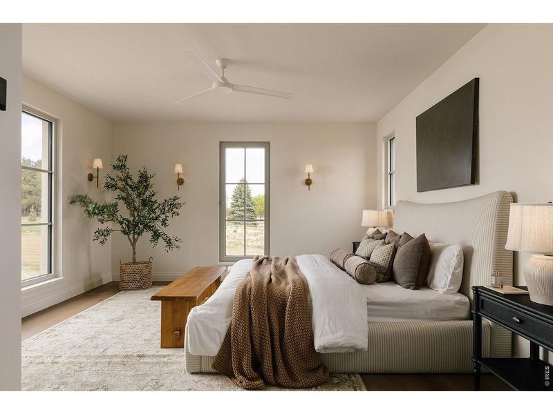 Furnished interior view inside a new home in , Fort Collins (Image 36).