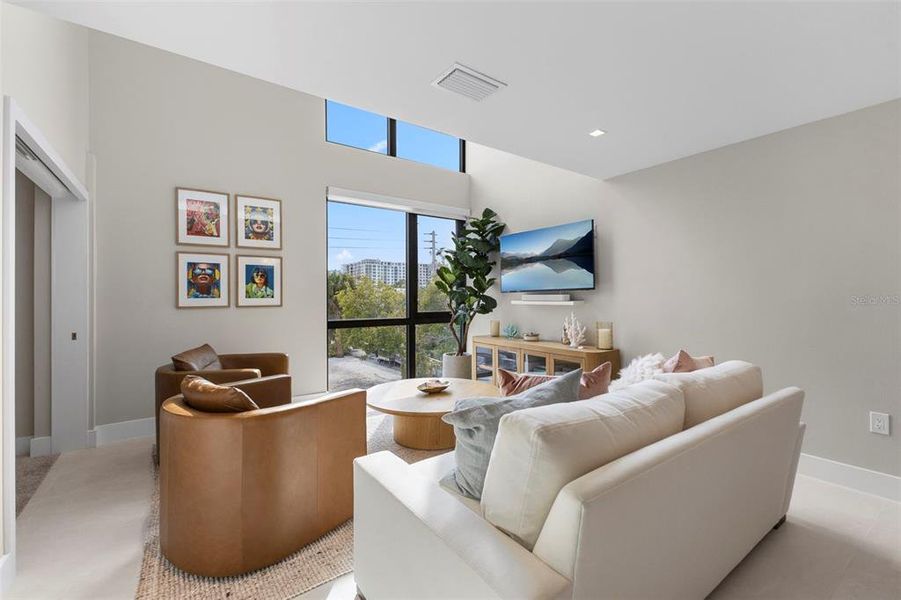 Furnished interior view inside a new home in , Sarasota (Image 28).