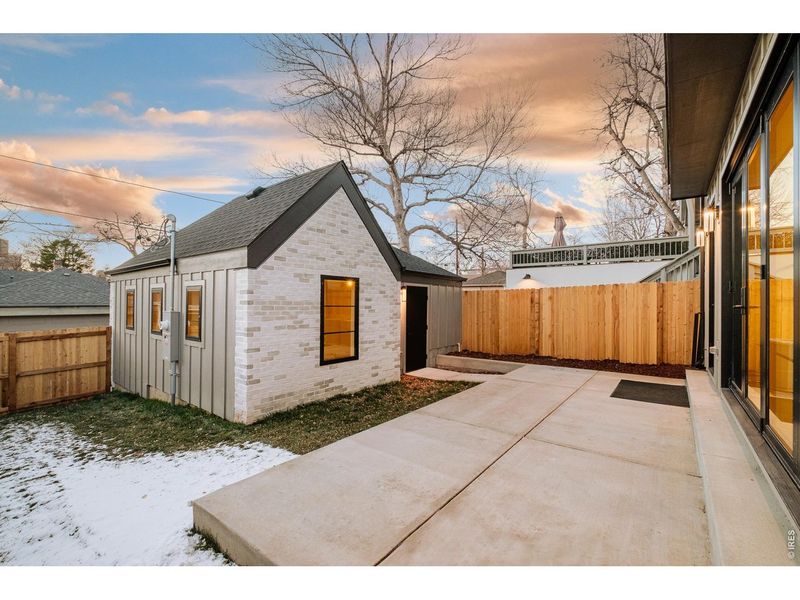 Exterior details and patio area of a home in , Denver (Image 3).