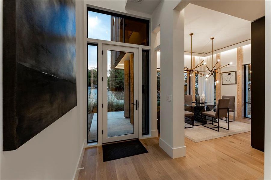 Furnished interior view inside a new home in , Atlanta (Image 46).