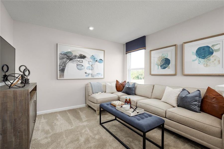 Furnished interior view inside a new home in Reserve at Lake Meadows, Ocoee (Image 7). Furnished interior view inside a new home in Reserve at Lake Meadows, Ocoee (Image 7).