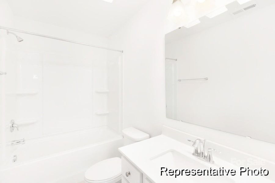 Furnished interior view inside a new home in Morgan Hills, Albemarle (Image 11).