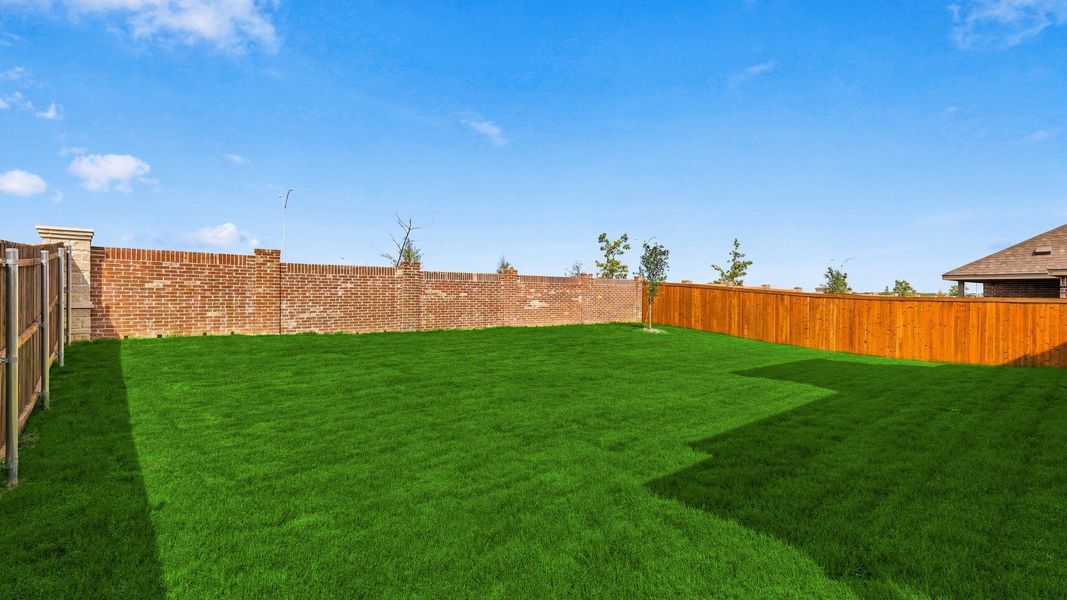 Exterior details and patio area of a home in Wildflower Ranch, Fort Worth (Image 3).