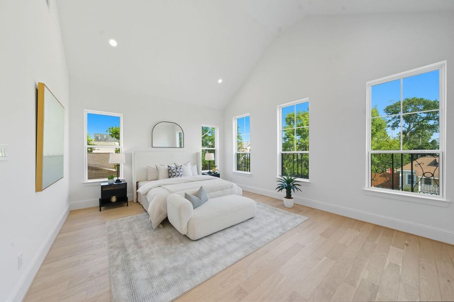 Furnished interior view inside a new home in , Houston (Image 9).