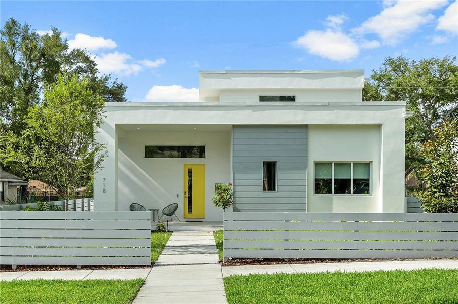 Front exterior of a new home in , St. Petersburg, FL, highlighting curb appeal (Image 2). Front exterior of a new home in , St. Petersburg, FL, highlighting curb appeal (Image 2).