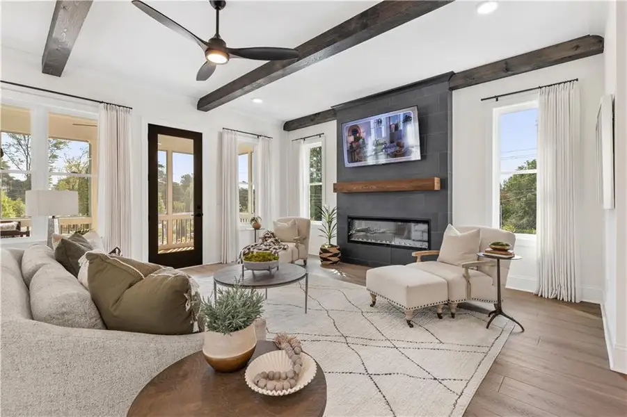 Furnished interior view inside a new home in Archerfield, Smyrna (Image 28).