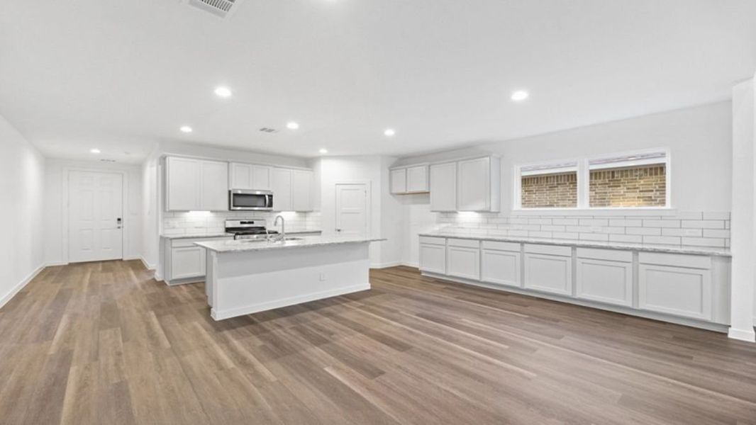 Furnished interior view inside a new home in The Landing at Hidden Lakes, McKinney (Image 4).
