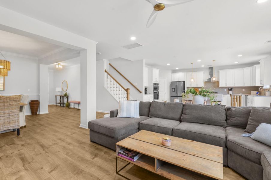 Furnished interior view inside a new home in High Point at Foxbank, Moncks Corner (Image 15).