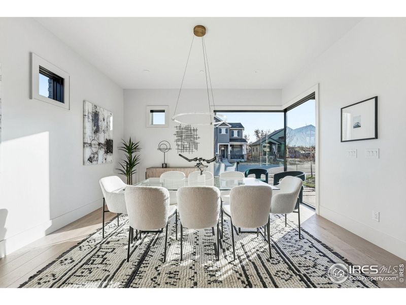Large Dining Room w/ White Oak Floors