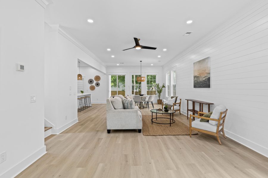 Furnished interior view inside a new home in , North Charleston (Image 8).