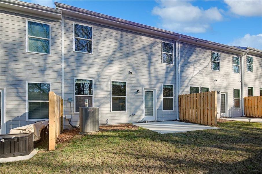 Exterior details and patio area of a home in Avery Landing, McDonough (Image 4).