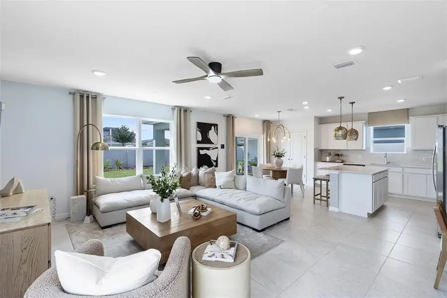 Furnished interior view inside a new home in , Bradenton (Image 6). Furnished interior view inside a new home in , Bradenton (Image 6).