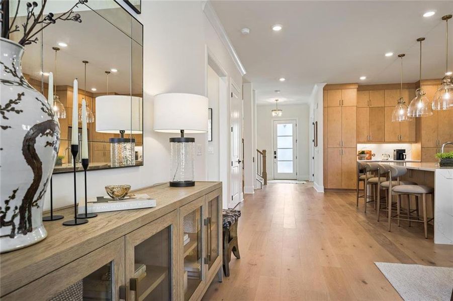 Furnished interior view inside a new home in Waterside Single Family, Peachtree Corners (Image 5).