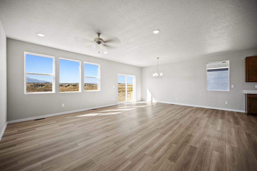 Representative unfurnished interior of a home built from the Lilac by View Homes in Aspen Ranch, Fountain (Image 32).