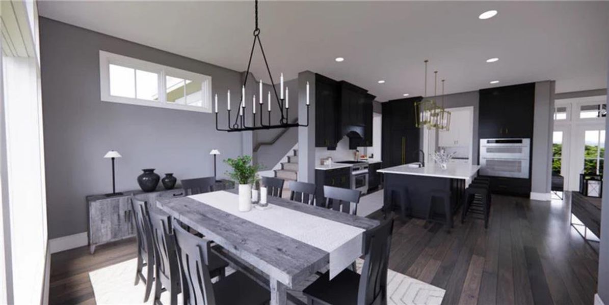 Furnished interior view inside a new home in , Douglasville (Image 6). Furnished interior view inside a new home in , Douglasville (Image 6).