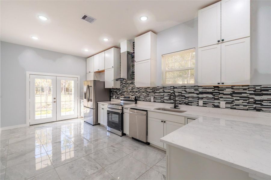 Furnished interior view inside a new home in , Cleveland (Image 5).