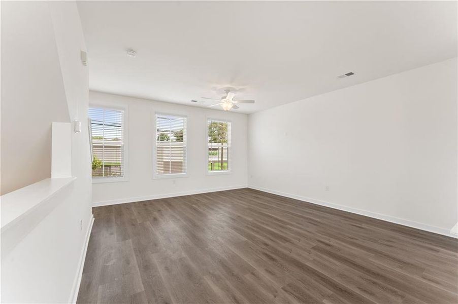 Spacious, unfurnished interior of a new home in Array, Atlanta (Image 25). Spacious, unfurnished interior of a new home in Array, Atlanta (Image 25).