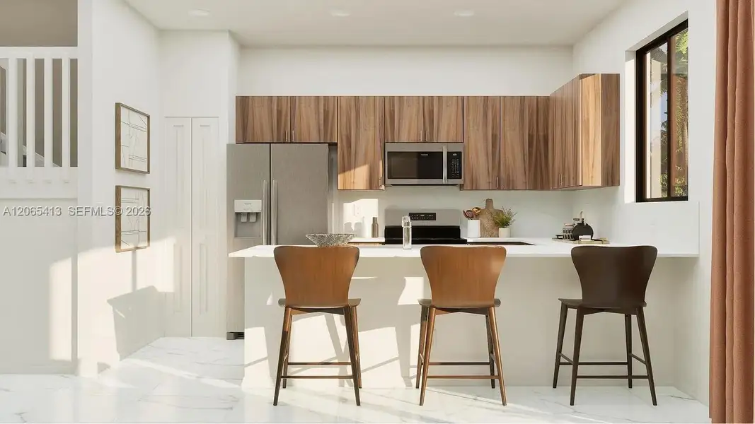 Furnished interior view inside a new home in Solterra, Sunrise (Image 3).