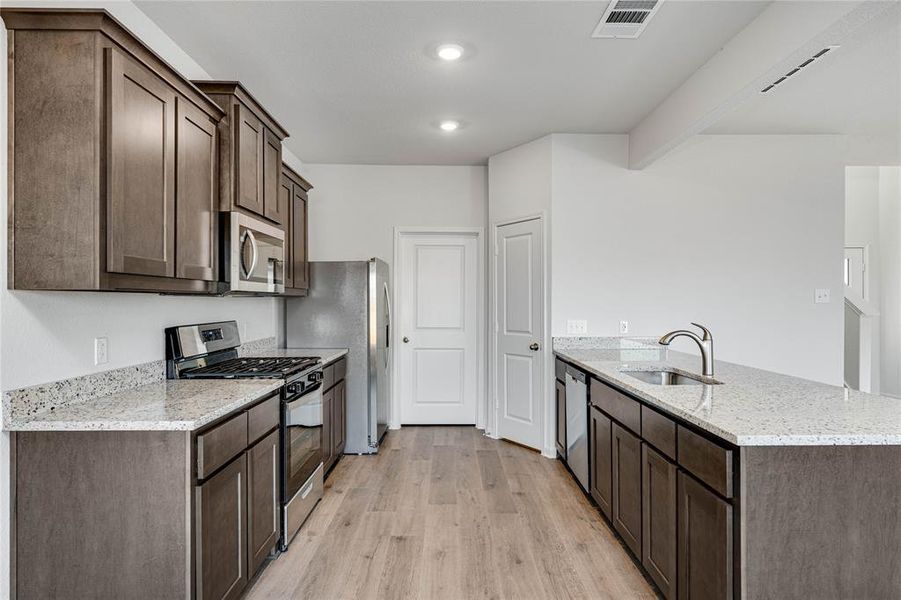 Furnished interior view inside a new home in Vista West, Fort Worth (Image 3).