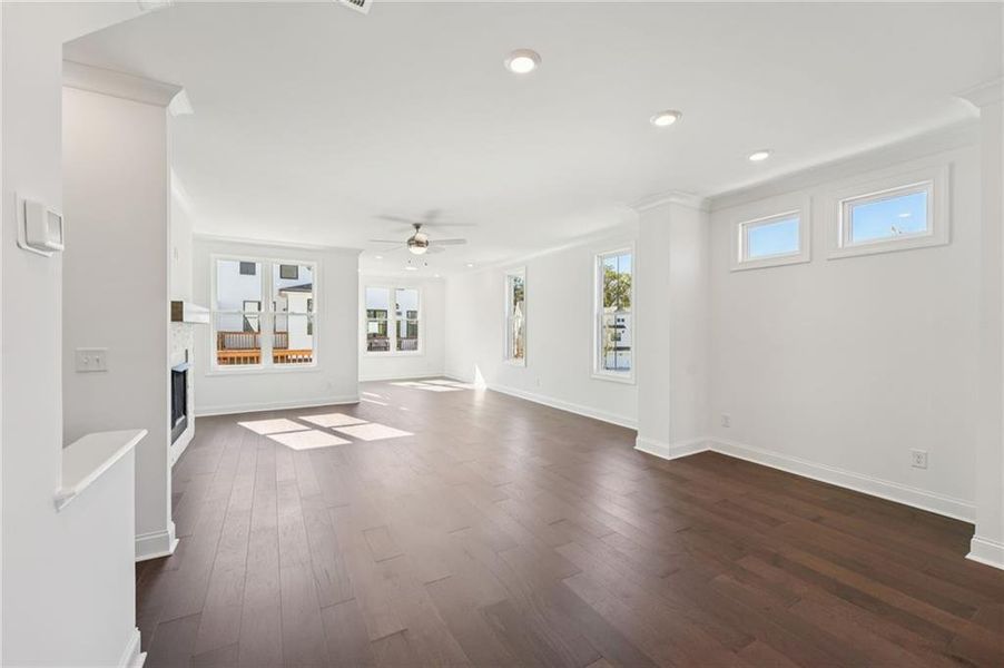Spacious, unfurnished interior of a new home in Palisades Townhomes, Cumming (Image 16).