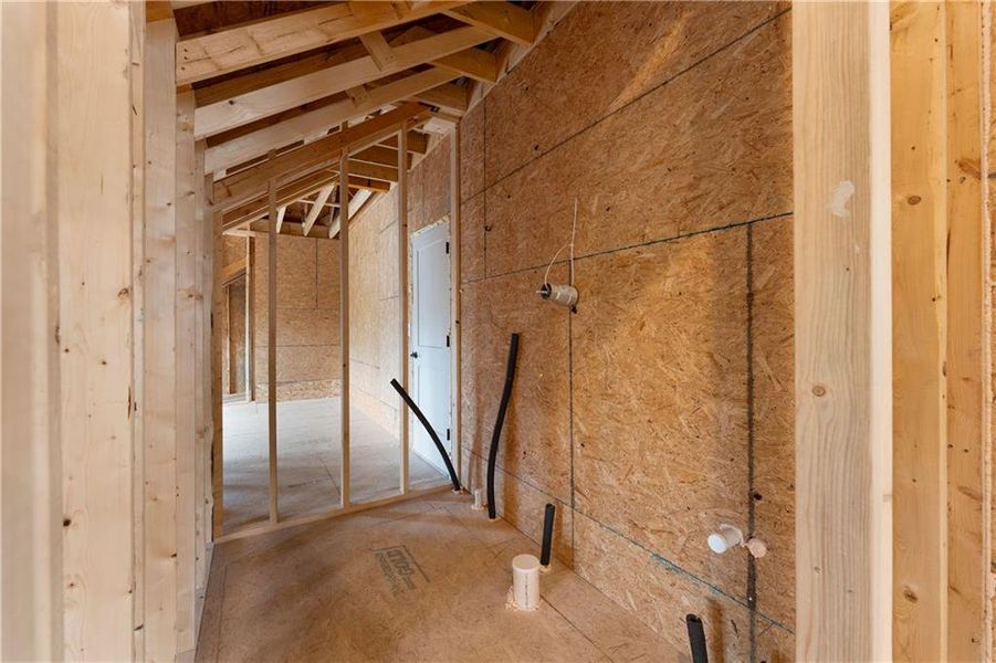 In-progress construction of a new home in , Waleska, GA (Image 19).