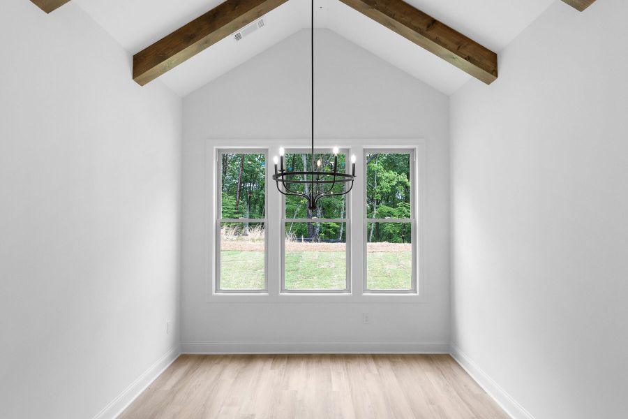 Spacious, unfurnished interior of a new home in Lake Arrowhead, Waleska (Image 28).