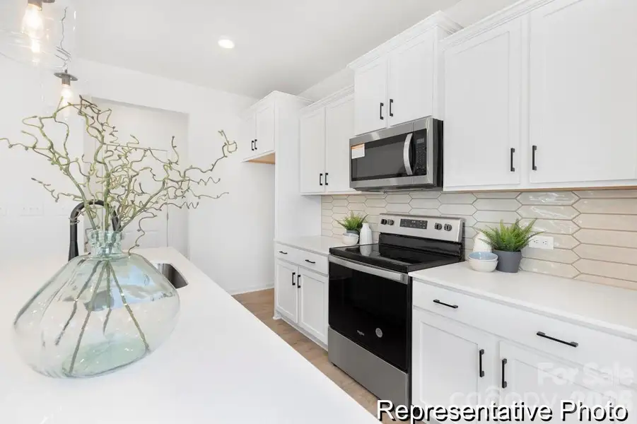 Furnished interior view inside a new home in Morgan Hills, Albemarle (Image 4). Furnished interior view inside a new home in Morgan Hills, Albemarle (Image 4).