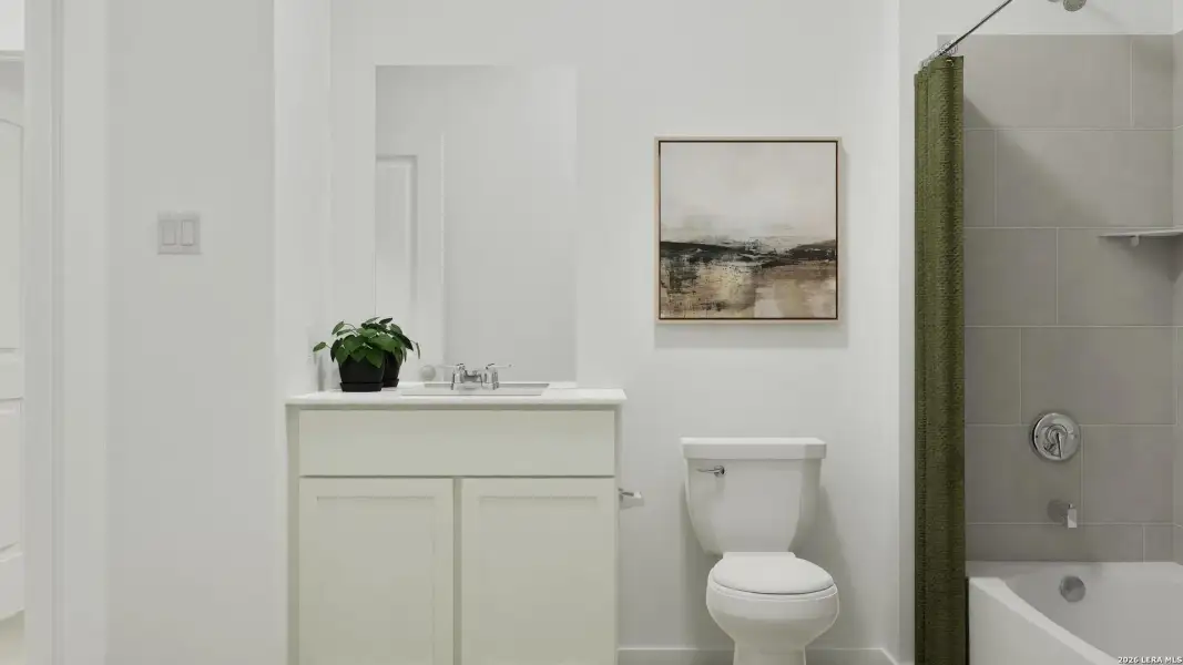 Furnished interior view inside a new home in Stone Garden, Elmendorf (Image 23).