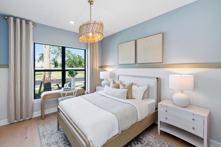 Furnished interior view inside a new home in Greyhawk Landing, Lake Worth (Image 11).