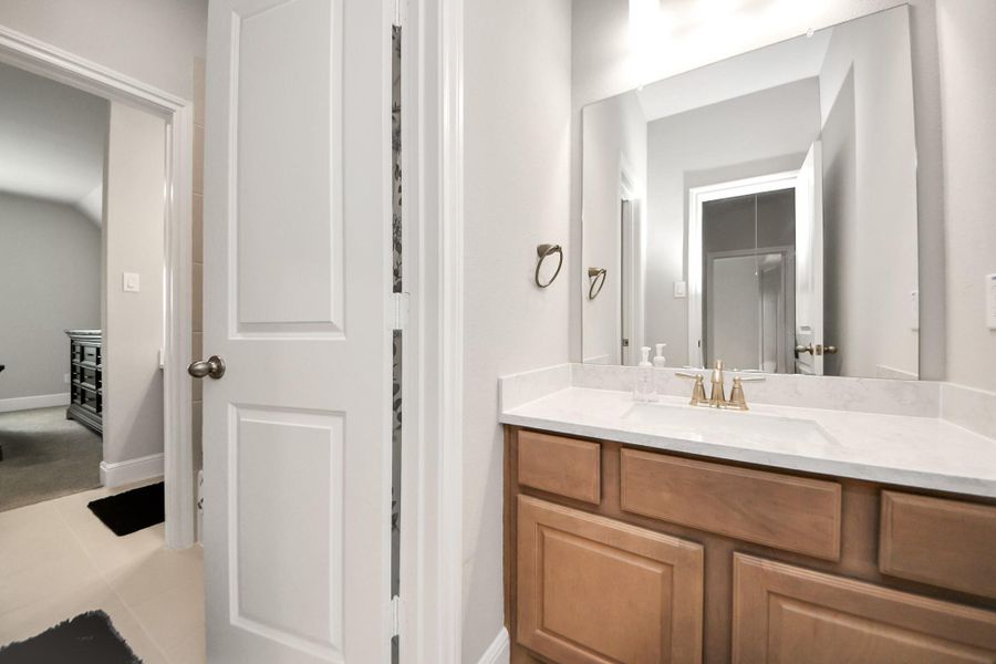 Furnished interior view inside a new home in Sienna 70', Missouri City (Image 13). Furnished interior view inside a new home in Sienna 70', Missouri City (Image 13).