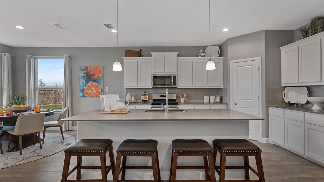 Furnished interior view inside a new home in Morningstar, Aledo (Image 8).
