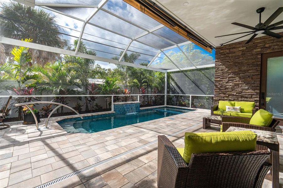 Exterior details and patio area of a home in , Safety Harbor (Image 38). Exterior details and patio area of a home in , Safety Harbor (Image 38).