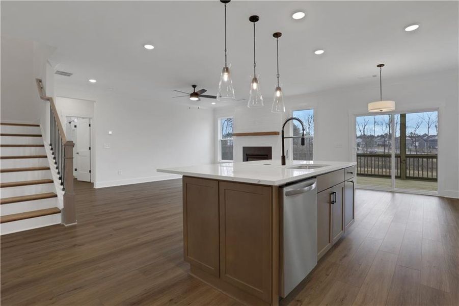 Furnished interior view inside a new home in Twin Lakes, Hoschton (Image 7). Furnished interior view inside a new home in Twin Lakes, Hoschton (Image 7).