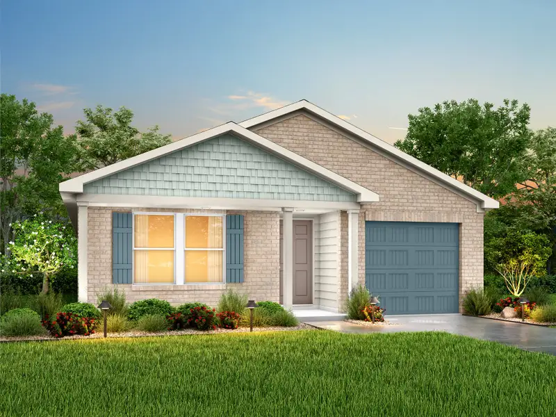 Representative exterior photo of a completed home built from the Yellowstone by National HomeCorp in Poplar Court, Hico, TX (Image 18).
