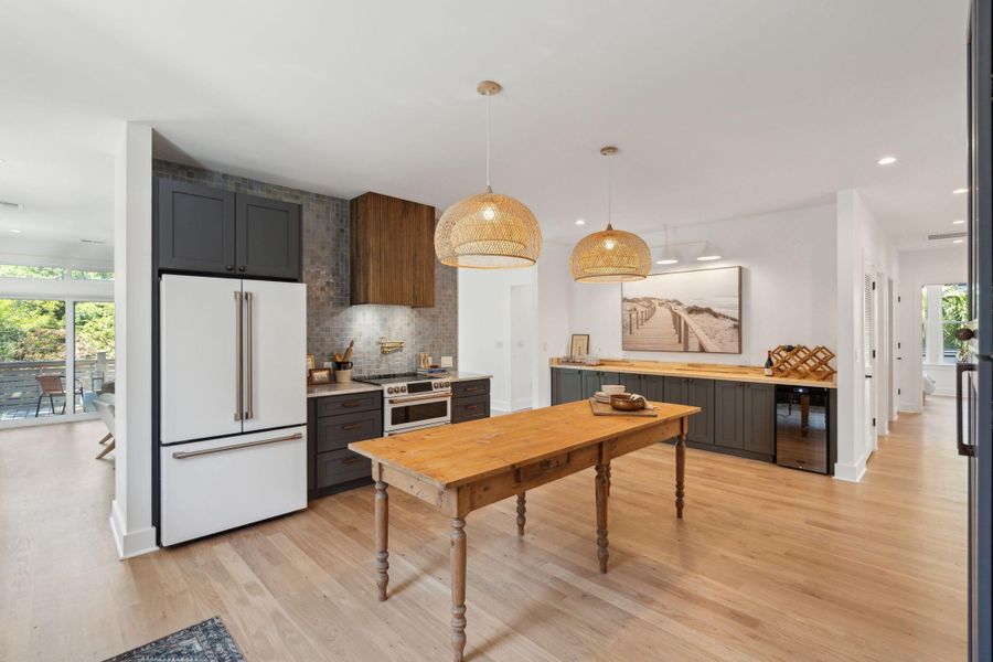 Furnished interior view inside a new home in , Folly Beach (Image 25).