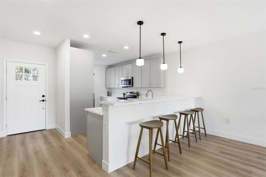 Furnished interior view inside a new home in , Leesburg (Image 8).