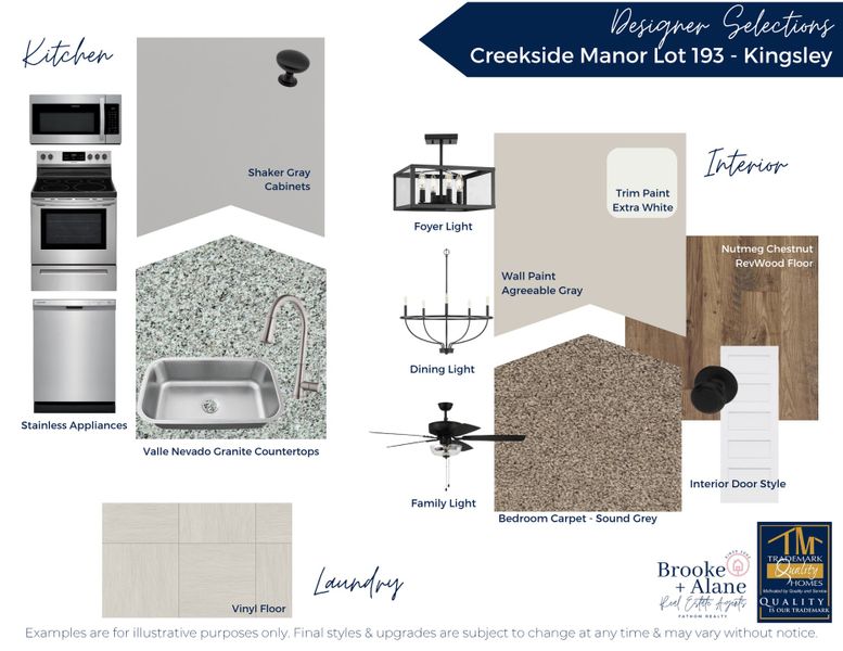 Sample of building materials used in homes in Creekside Manor, Thomaston (Image 2). Sample of building materials used in homes in Creekside Manor, Thomaston (Image 2).