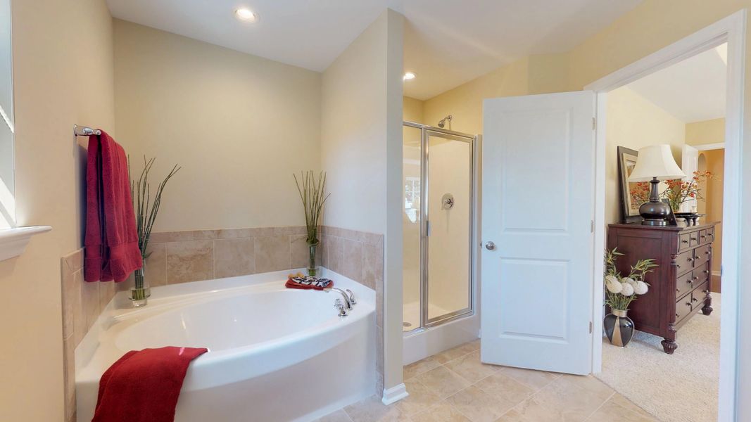 Representative furnished interior of a home built from the Wyatt by Bill Clark Homes in Davenport Farms, Winterville (Image 13).
