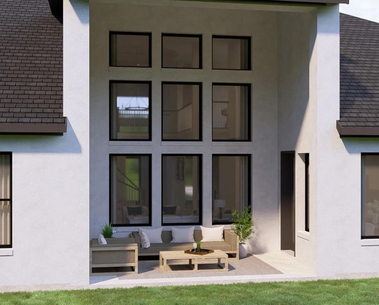 The Wyatt Outdoor Living Area