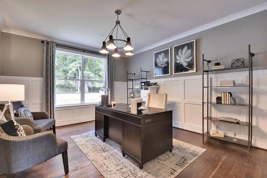 Representative furnished interior of a home built from the Wylie by Caruso Homes in Magnolia Acres, Fuquay Varina (Image 8).