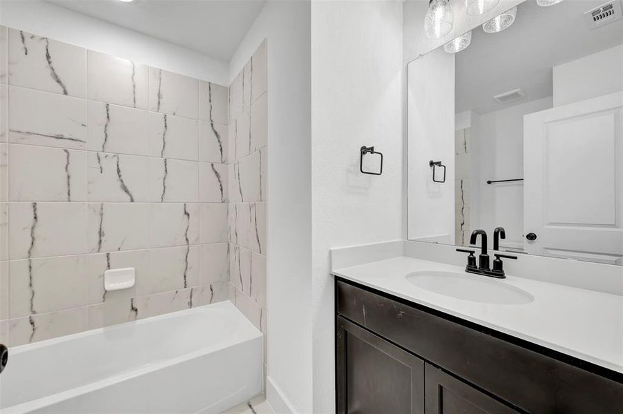 Furnished interior view inside a new home in Vintage Village, Argyle (Image 12). Furnished interior view inside a new home in Vintage Village, Argyle (Image 12).