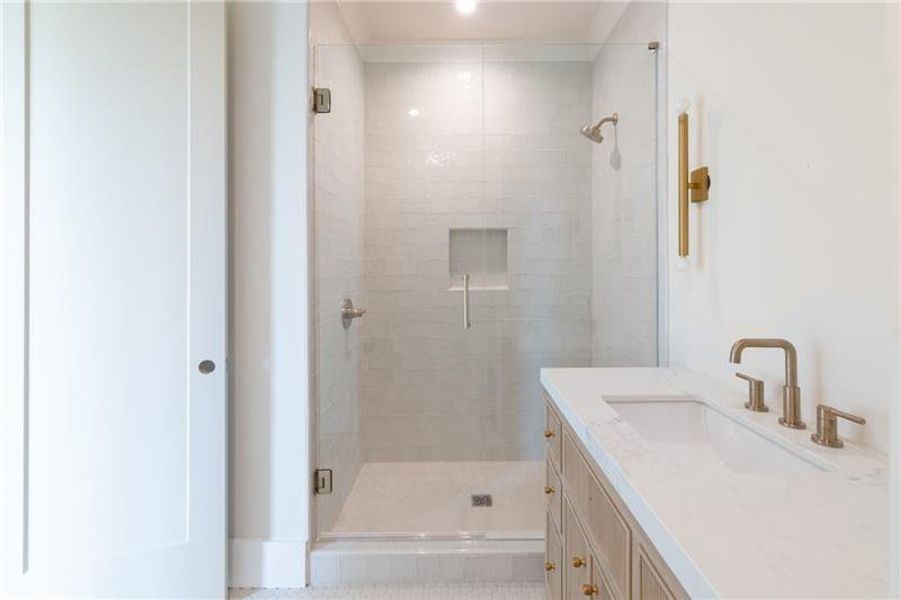 Furnished interior view inside a new home in , Canton (Image 43).