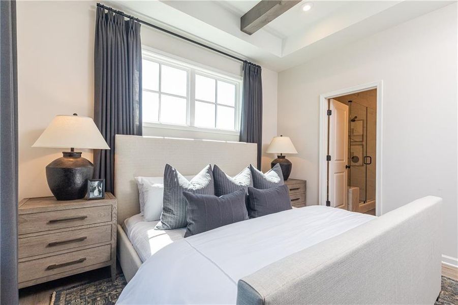 Furnished interior view inside a new home in , Atlanta (Image 8).