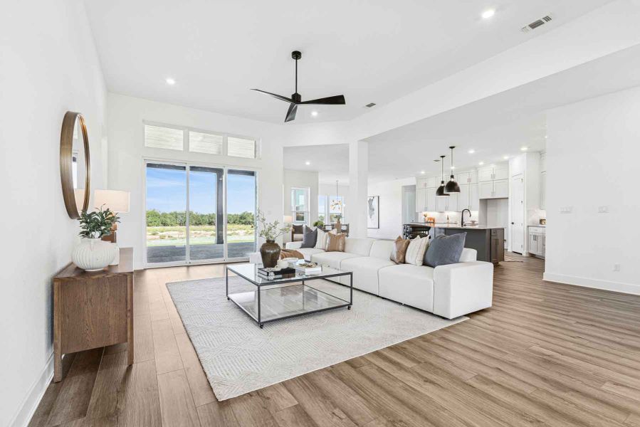 The Aldenridge - Family Room The Aldenridge - Family Room