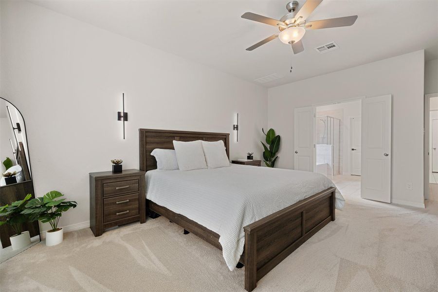 The spacious layout gives you room to settle in, with a comfortable flow to the ensuite bath and walk in closet