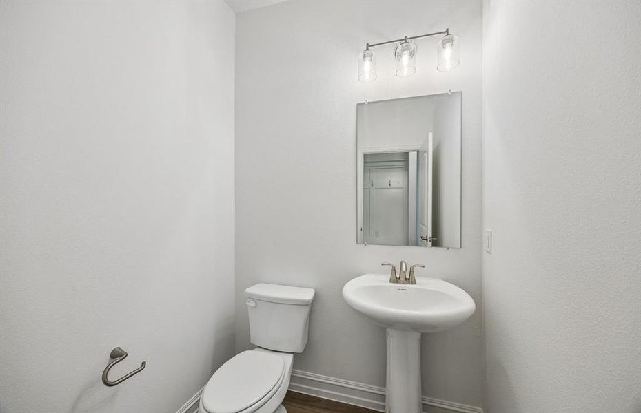 Powder bath on first level
