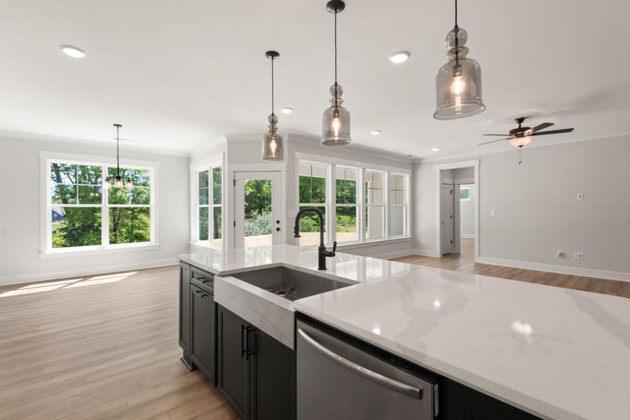 Furnished interior view inside a new home in Grove Park, Clemmons (Image 7).