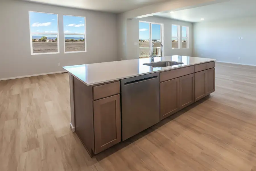 Furnished interior view inside a new home in Trailside, Timnath (Image 16).