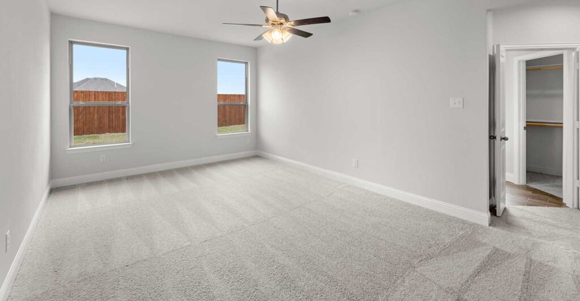 Representative exterior photo of a completed home built from the Thornbury by Impression Homes in Still Water Lake, Godley, TX (Image 13). Representative exterior photo of a completed home built from the Thornbury by Impression Homes in Still Water Lake, Godley, TX (Image 13).