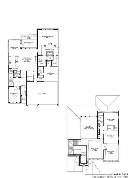 2D floor plan layout of this home in Haby Hill, San Antonio, TX (Image 2). 2D floor plan layout of this home in Haby Hill, San Antonio, TX (Image 2).